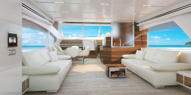 Motoryacht 75' Salon altern.