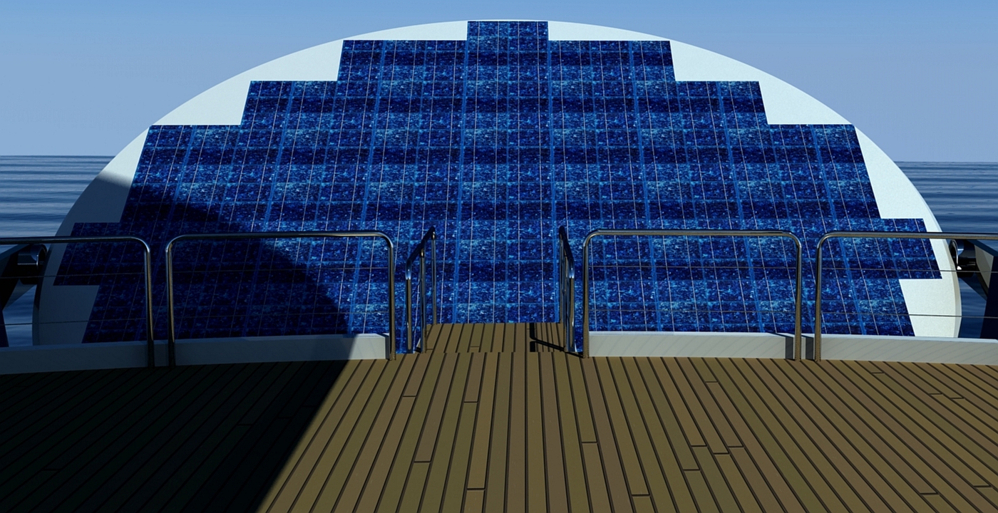 sailcruisevessel 90 m modern solar-panels 2